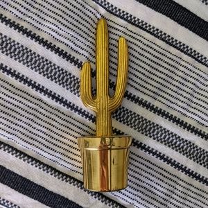 Bronze cactus figure